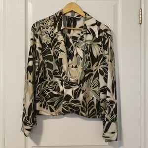 ZARA printed blouse